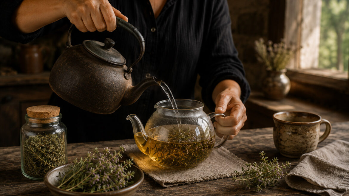 una infusió de farigola