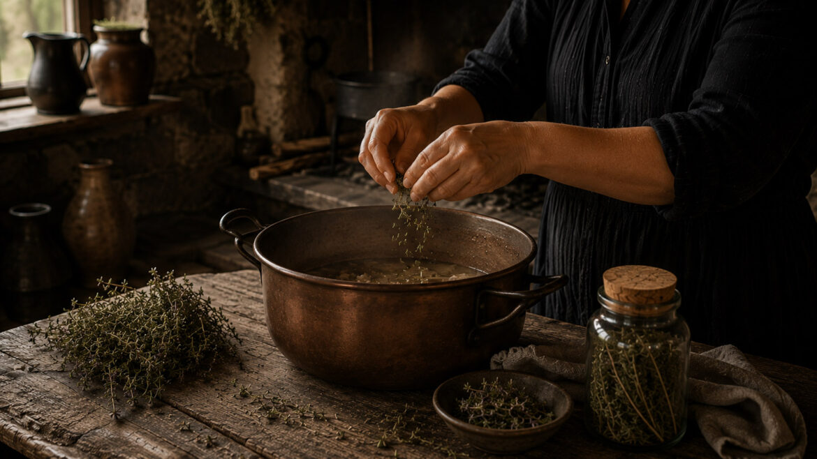 la farigola a la cuina dels pirineus