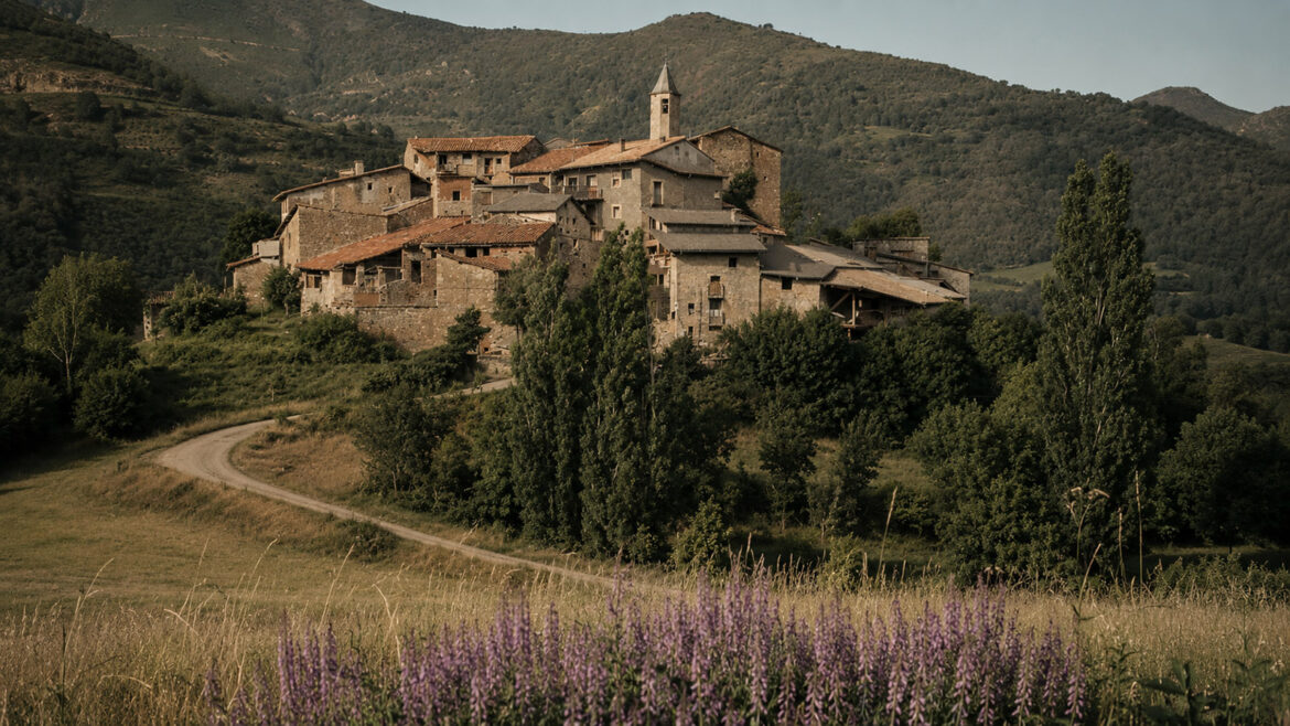 El poble de Beranui a la vall fosca (Pallars Jussà)